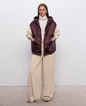 Max Mara Бордовий жилет CAMBRA MTCAMBRA