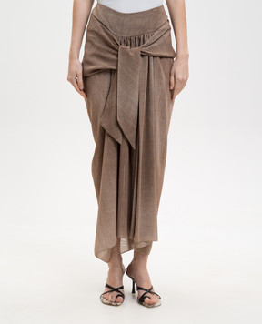 Ermanno Scervino Коричнева спідниця D482O704RWK
