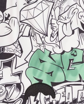 Sprayground Дитячі білі шорти Create Your World SPY1416