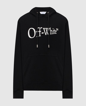 Off-White Черные худи с логотипом 44MBB085F5F00J