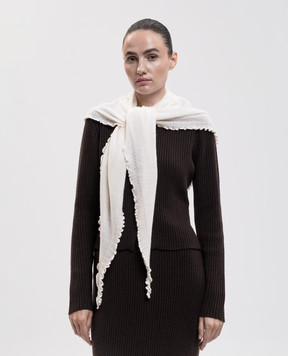 Allude Бактус кольору айворі з кашеміру 26511220