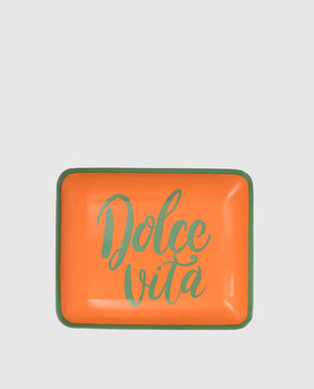 Les Ottomans Декоративна помаранчева таця Dolce Vita IVP20