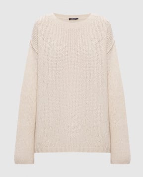 Demiur Белый свитер с шерстью альпаки и кашемиром TIFF311