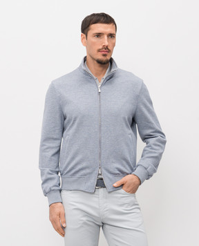 Enrico Mandelli Голубая куртка с шерстью 2L706A5324