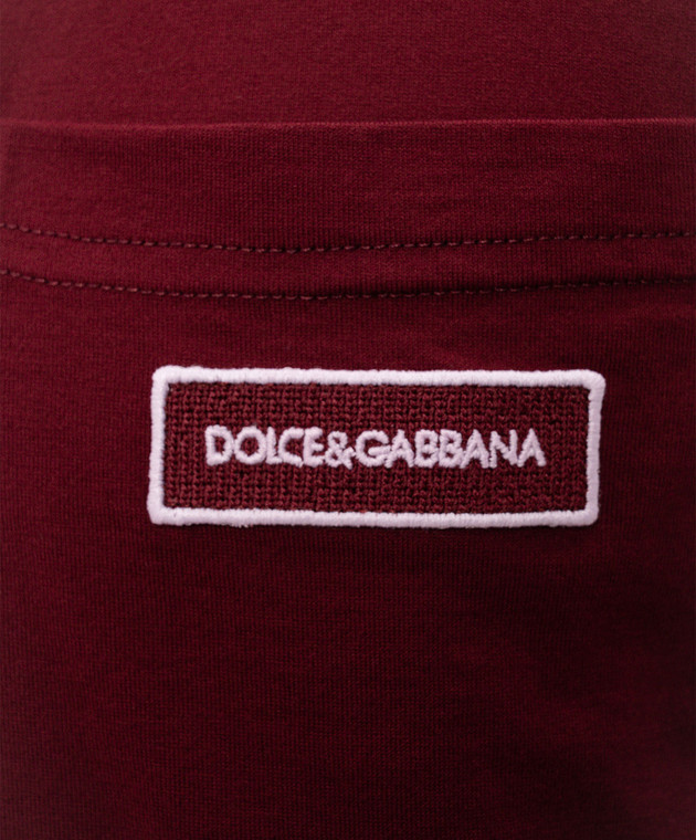 Dolce&Gabbana Футболка с нашивкой логотипа G8RA2ZG7Q2P изображение 5