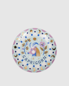 Bitossi Home Блакитна порцелянова тарілка для закусок Capricorn AST00004