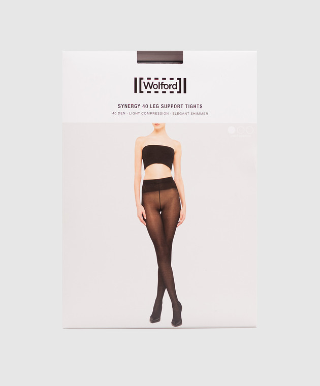 Wolford Колготы SYNERGY черного цвета 40 den 14977