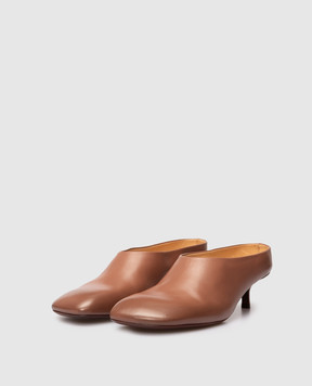 Marsell Коричневі шкіряні мюлі Cotama MW8440P010