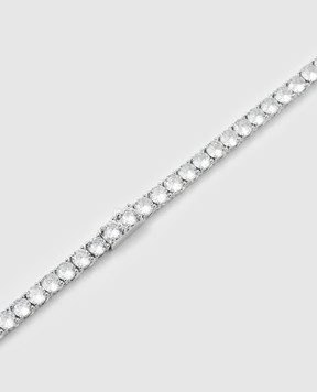 Darkai Сріблястий браслет Tennis з білим золотом DIBR0050