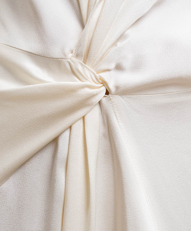 Victoria Beckham Сукня міді Aria кольору айворі 1226WDR007292D зображення 4