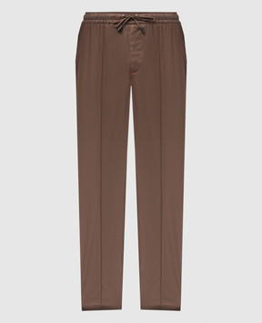 ISAIA Коричневые брюки PNC016P9100