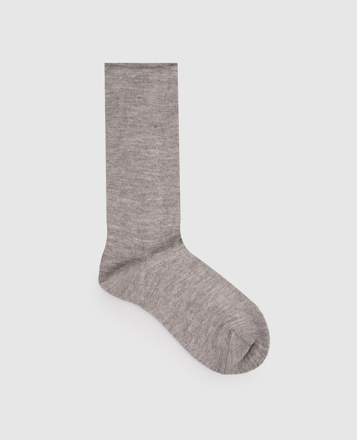 Серые носки с кашемиром