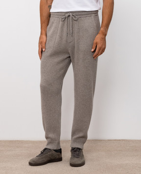Brunello Cucinelli Бежеві джогери з кашеміру M22704849G