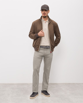 Kiton Бежеве поло UMKX33Z