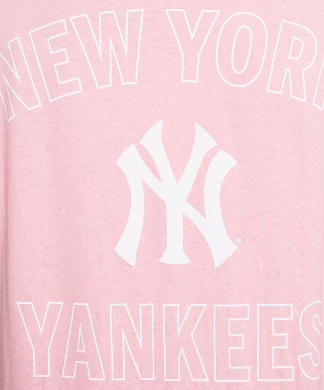 Sporty & Rich Розовая футболка Yankees Arch TO1191818695PL151 изображение 5