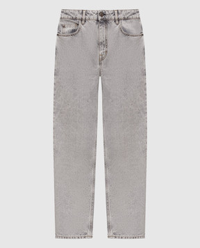 MooRER Серые джинсы PHOEBE с патчем логотипа PHOEBE35LIGHTBLACK