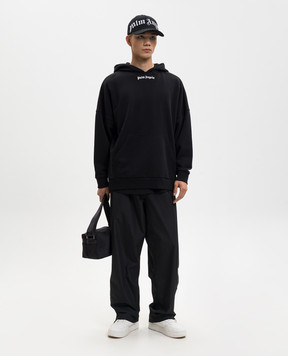 Palm Angels Черные худи с контрастным логотипом PMBB036S26FLE001