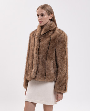 Twinset Коричнева куртка 262AQ2100