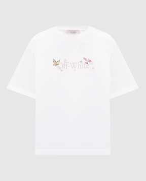 Off-White Белая футболка с принтом Dream Arrow 44MAA120Z26J003