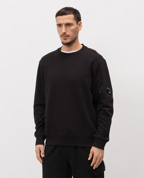 C.P. Company Черный свитшот с патчем логотипа MSS713A005086W