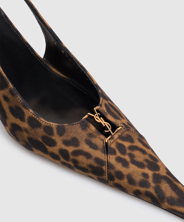 Saint Laurent Слингбеки BABYLONE BRETEUIL в леопардовый принт A001KIAAC9R изображение 5