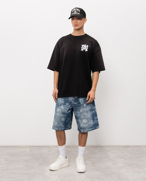 AMIRI Черная футболка AMIRI HOLLYWOOD AMTOJR1056