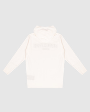 Balmain Дитяче худі кольору айворі з логотипом BZ9H00Z34041214