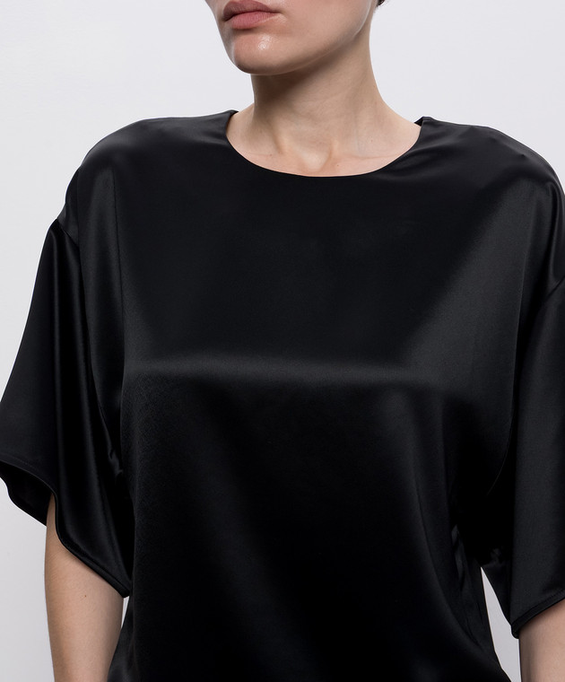 Simkhai Черная блуза Alina 4262086AL изображение 5