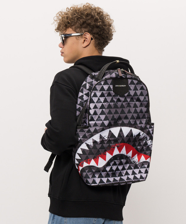 Sprayground Детский серый рюкзак Kahuku Niho Mano 910B8885NSZ изображение 2
