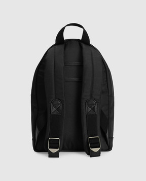 Dolce&Gabbana Детский черный рюкзак с монограммой DG EM0147AU927