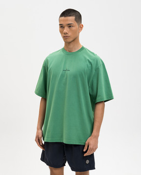 Stone Island Зелена футболка з принтом логотипа L1S152100002S0364
