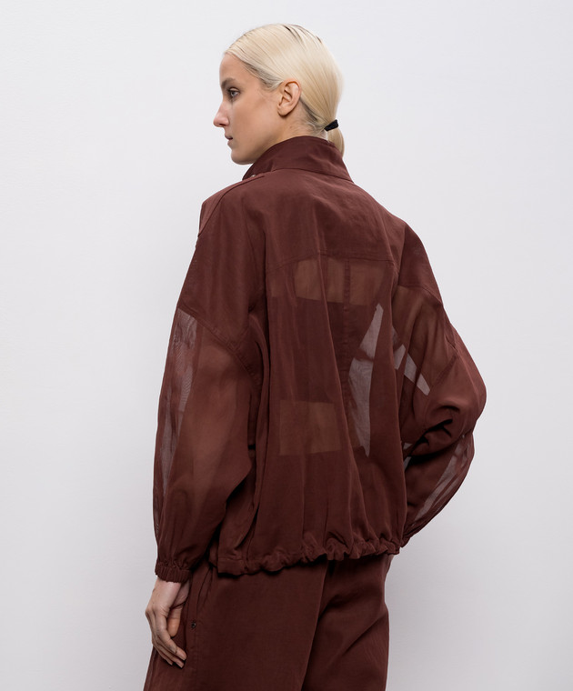 Brunello Cucinelli Коричнева куртка M0F91SO606 зображення 4