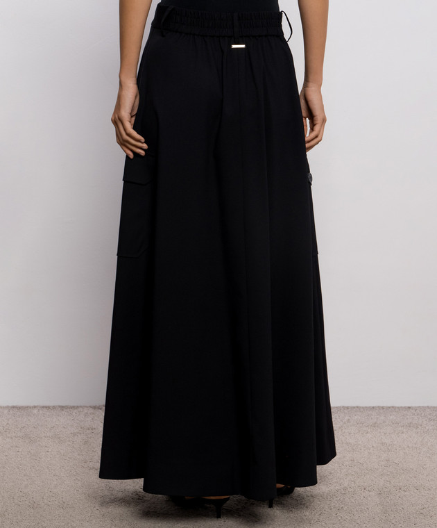 Twinset Черная юбка на запах 262LI2WDD изображение 4