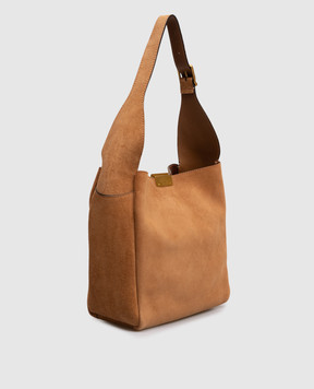 Gianni Chiarini Коричневая замшевая сумка Luz BS12330CMPL