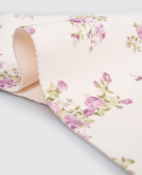 Magda Butrym Розовый платок в принт KNITWEAR22SCARF393526