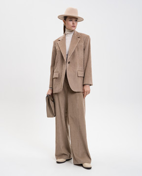 Max Mara Weekend Бежевий вельветовий жакет FORMIA FORMIA