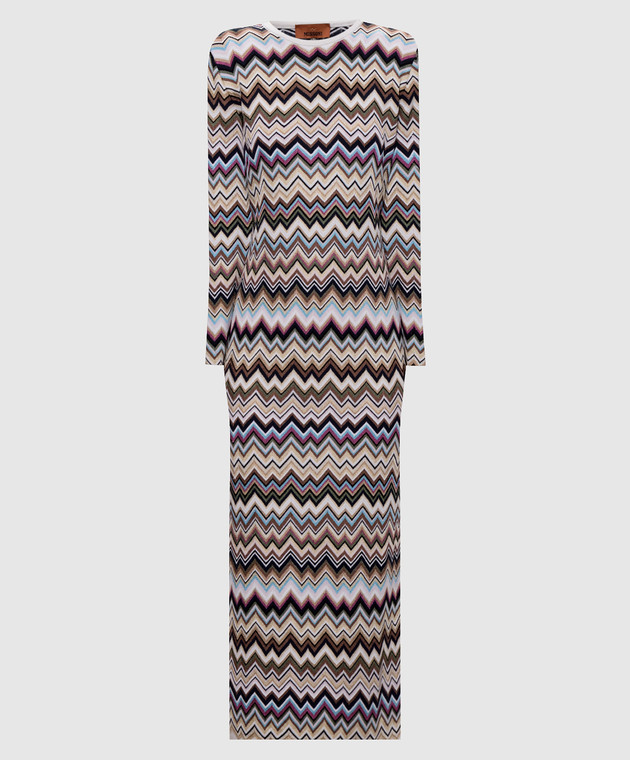Missoni Платье миди в брендовый узор DS26WG28BK01KO