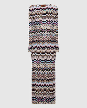 Missoni Платье миди в брендовый узор DS26WG28BK01KO
