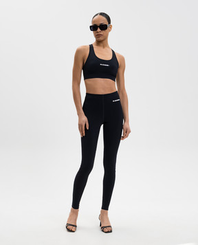 Jil Sander Синій топ з принтом логотипа J40NC0002J20031