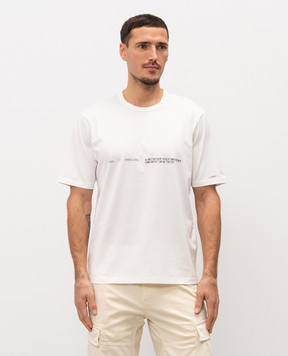 C.P. Company Metropolis Біла футболка з принтом LTS058A006370W