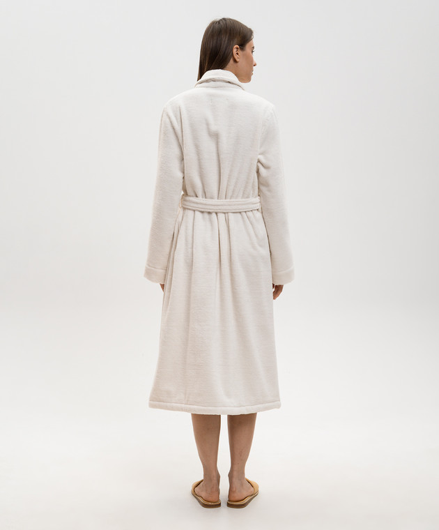 L'Appartement Махровый халат CHICAGO цвета айвори CHICAGOBATHROBE изображение 4