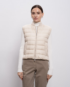 Peserico Бежевий жилет з ланцюжком A03457F056957G