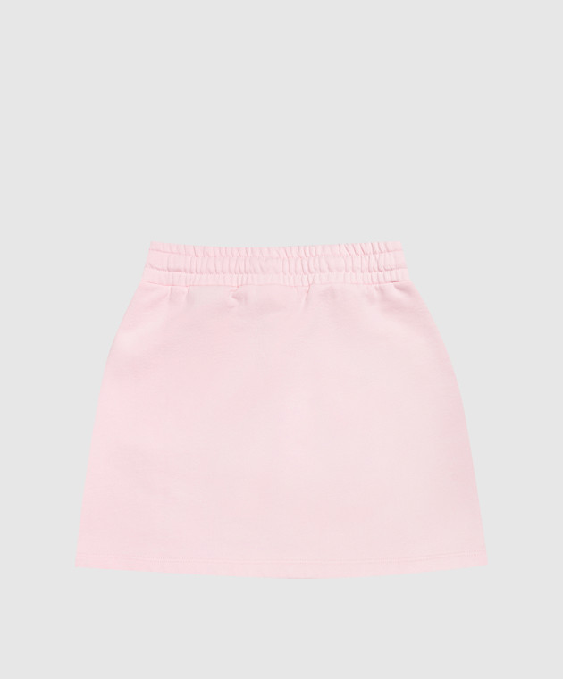 Off-White Дитяча рожева спідниця з принтом логотипа 44GCK002S26F001 зображення 2