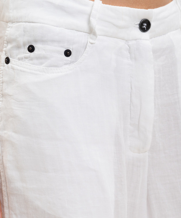 Masnada Білі штани з рамі 8053 зображення 5