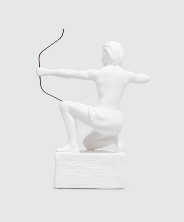 Palais Royal Декоративна біла порцелянова статуетка Zodiac Sagittsrius man 4524 зображення 2