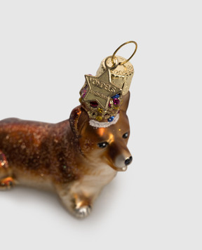 Vondels Новогодняя игрушка Corgi Dog 6240999060034