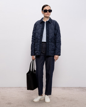 Woolrich Синя пухова куртка Heritage CFWWOU1137FRUT2635