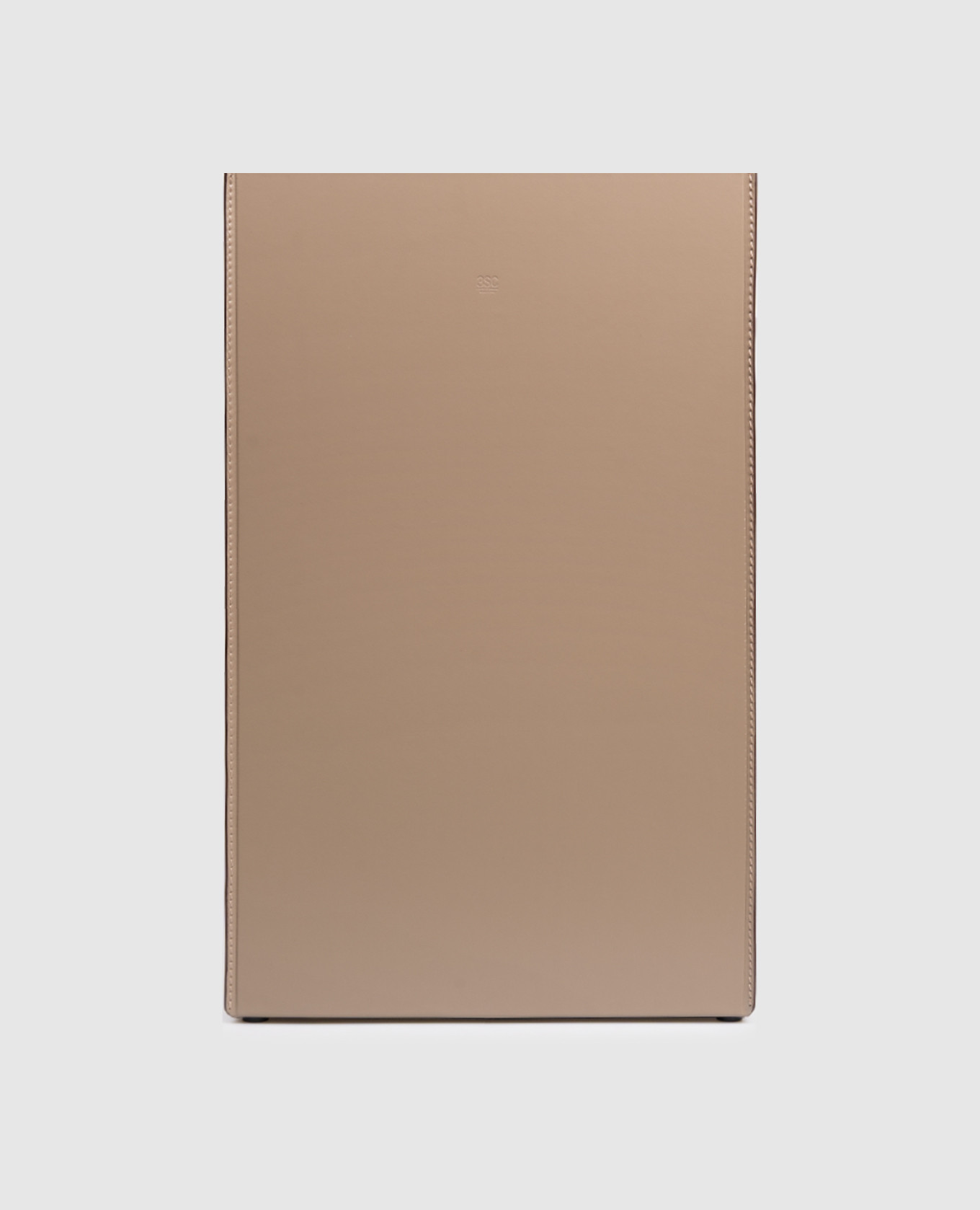 

Бежевая кожаная корзина для белья MERIDIEN, Бежевый, Аксессуары для ванной