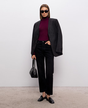 Jil Sander Бордовый гольф из шерсти J02GP0280J14872