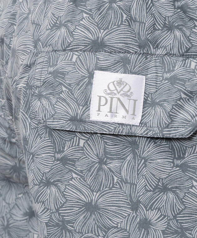 Pini Parma Зелені шорти для плавання в принт 6059472 зображення 4